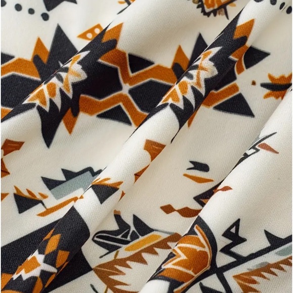 🌵Western/Tribal Print High Waist Leggings Casual Skinny Stretchy Leggings - Picture 4 of 12